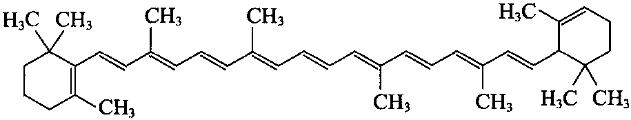 (一) 幾種主要的四萜類化合物